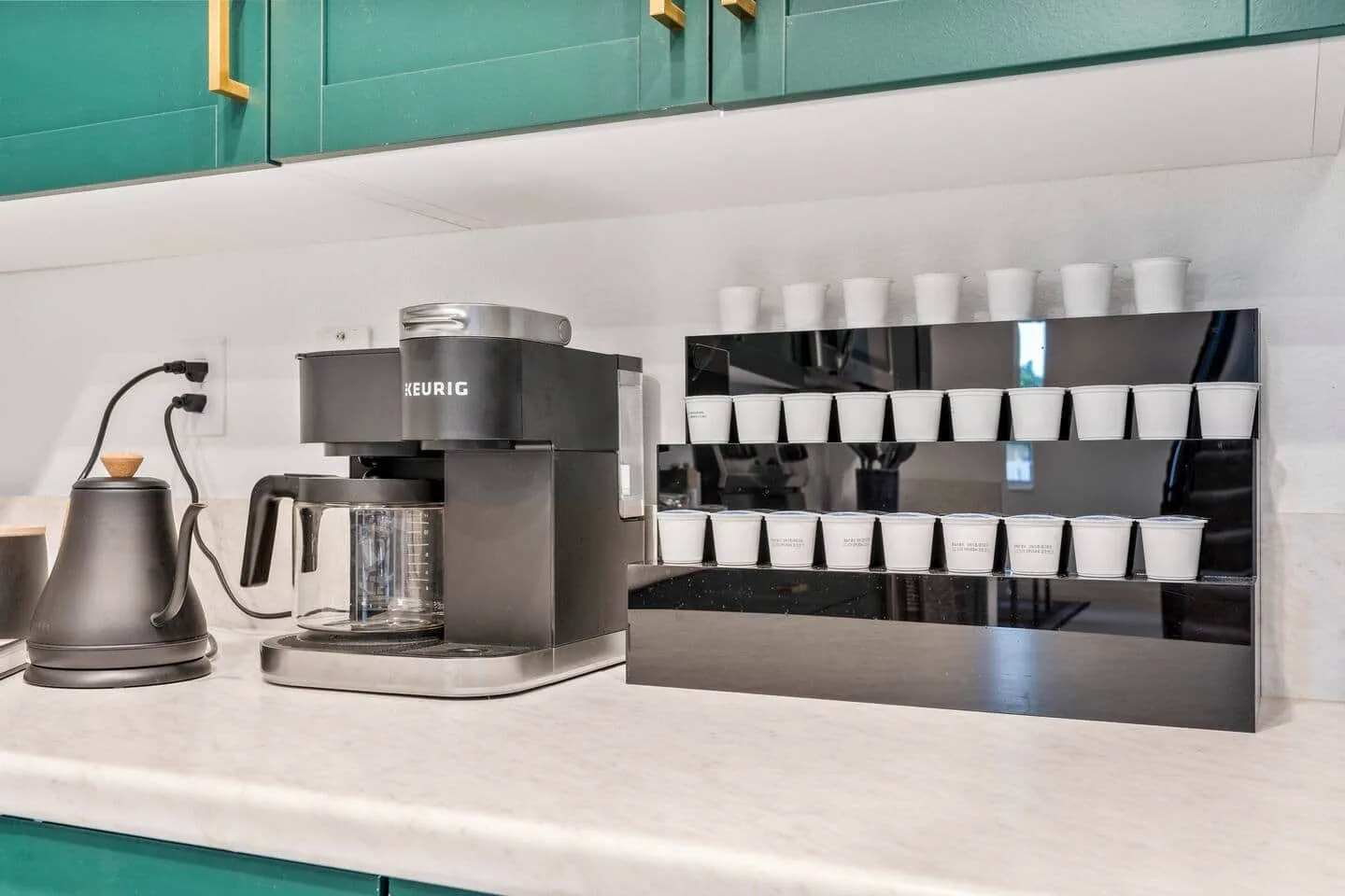 Keurig coffee station